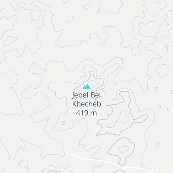 Map of Jebel Bel Khecheb