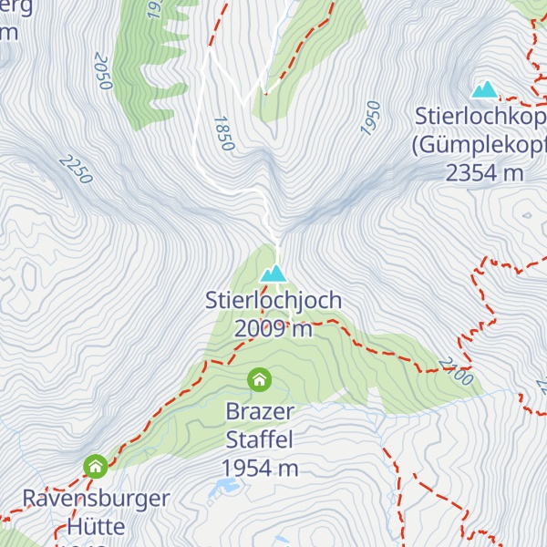 Map of Stierlochjoch