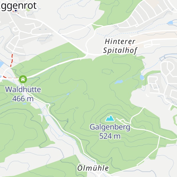 Map of Waldhütte