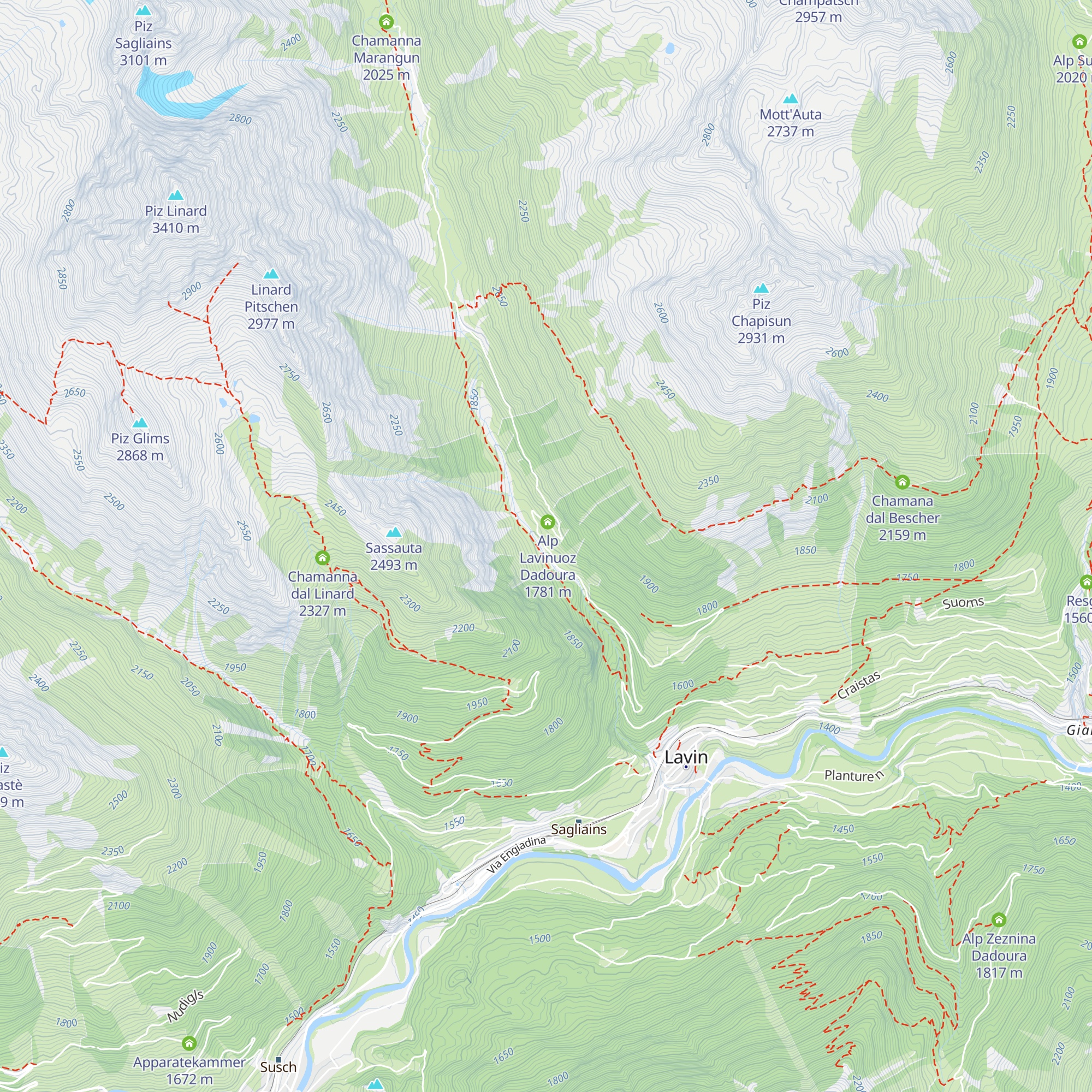 Wasserfassung map