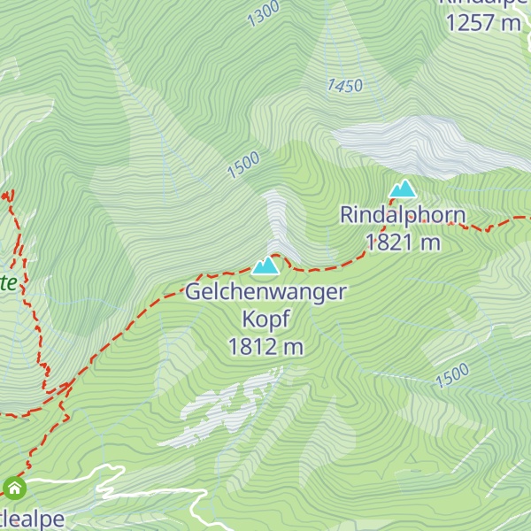 Map of Gelchenwanger Kopf