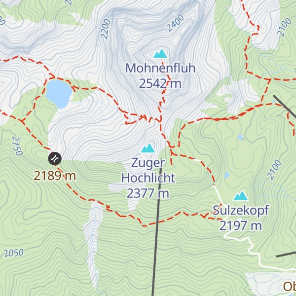 Map of Zuger Hochlicht