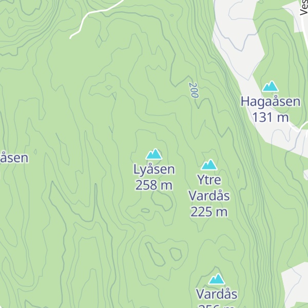 Map of Lyåsen