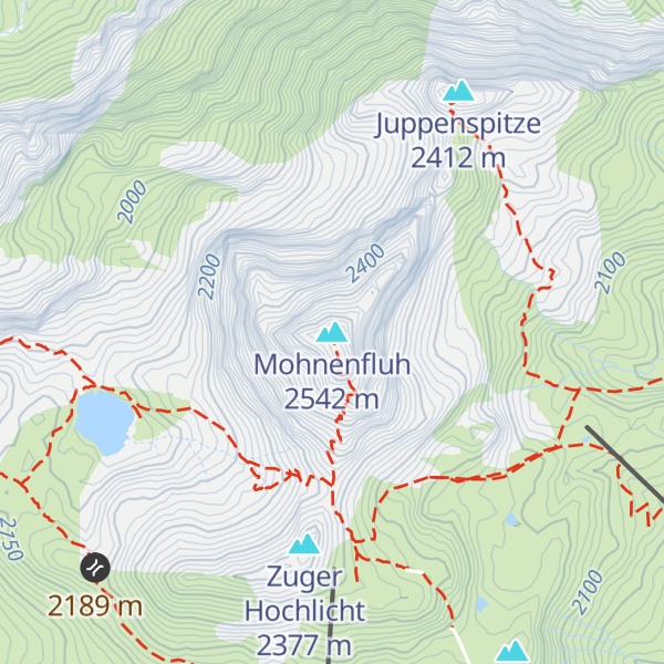 Map of Mohnenfluh