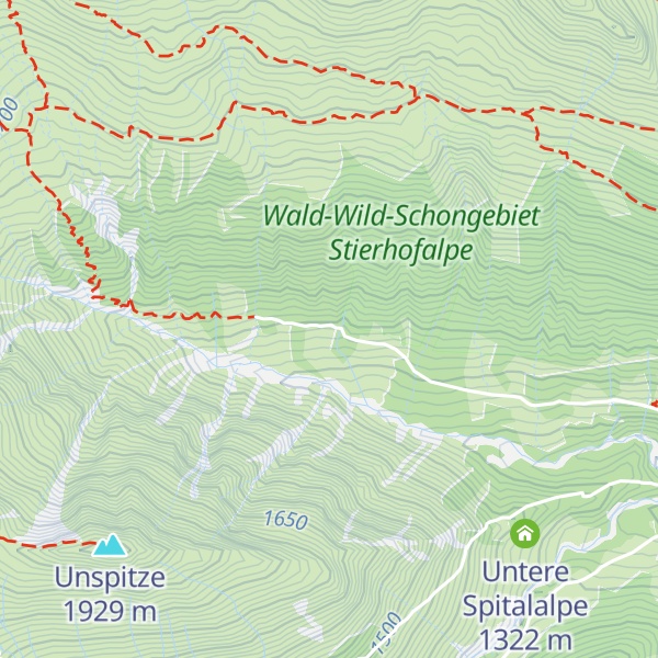 Map of Innere Duraalpe