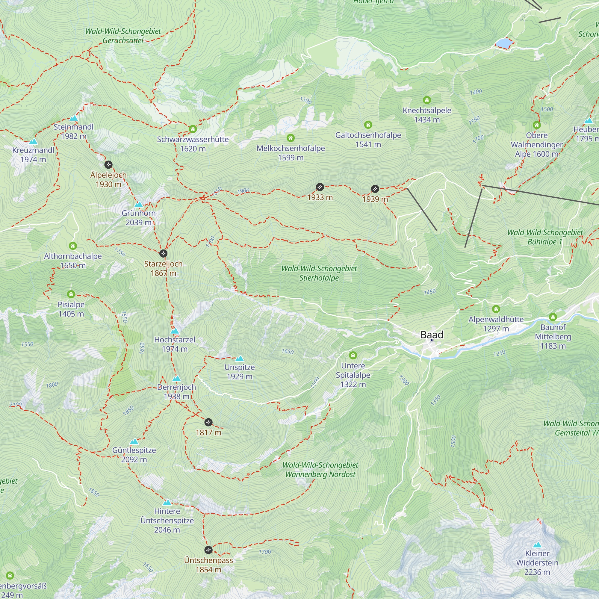 Innere Duraalpe map
