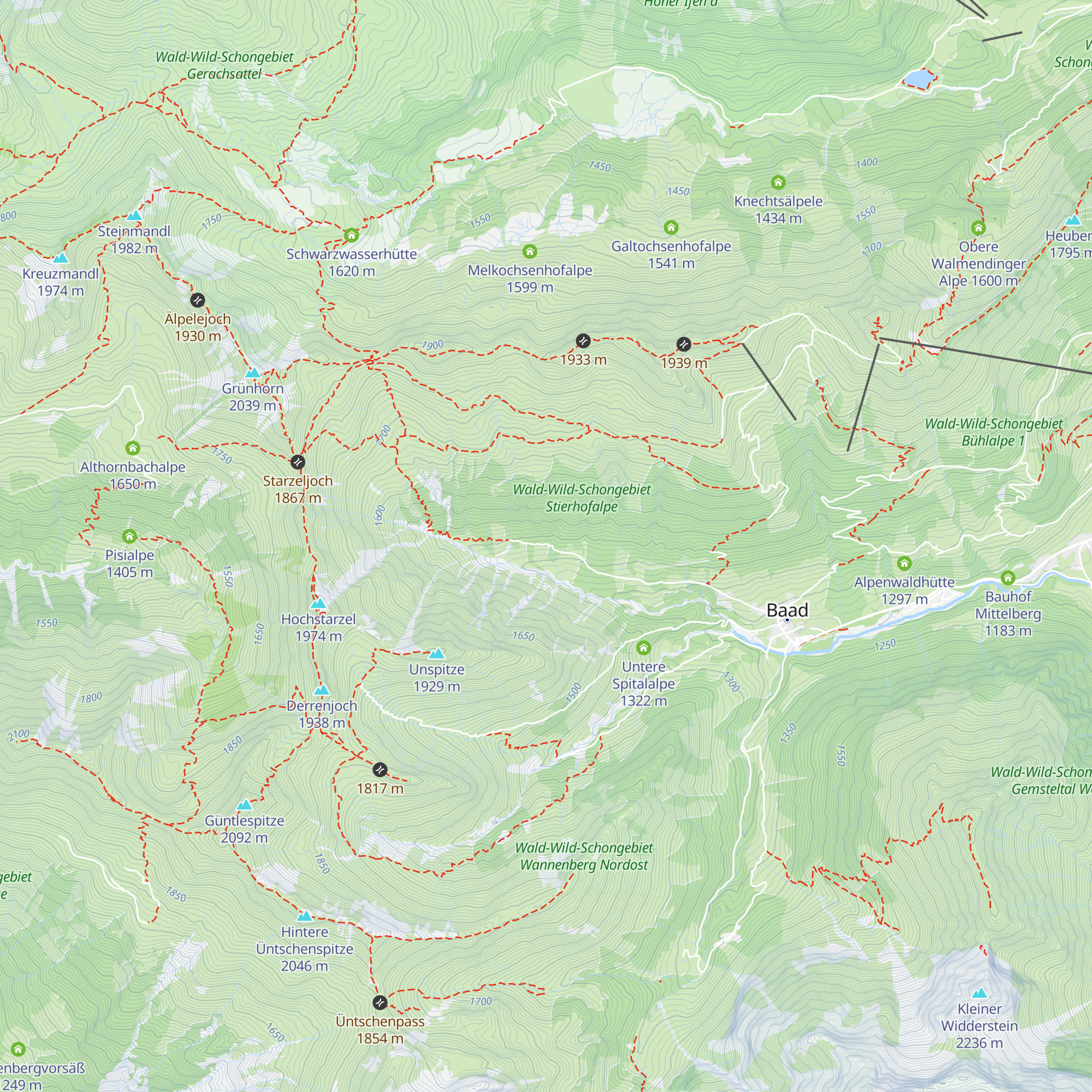 Innere Duraalpe map