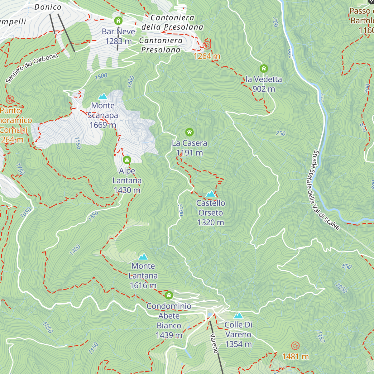Casa della Foresta map