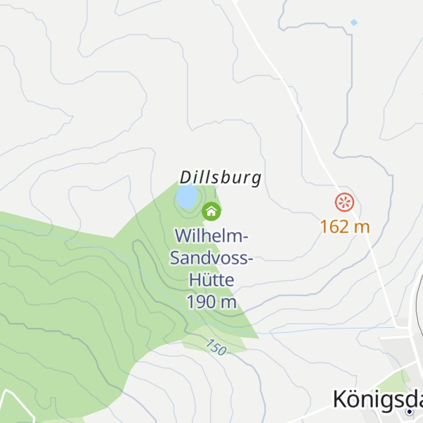 Map of Wilhelm-Sandvoss-Hütte