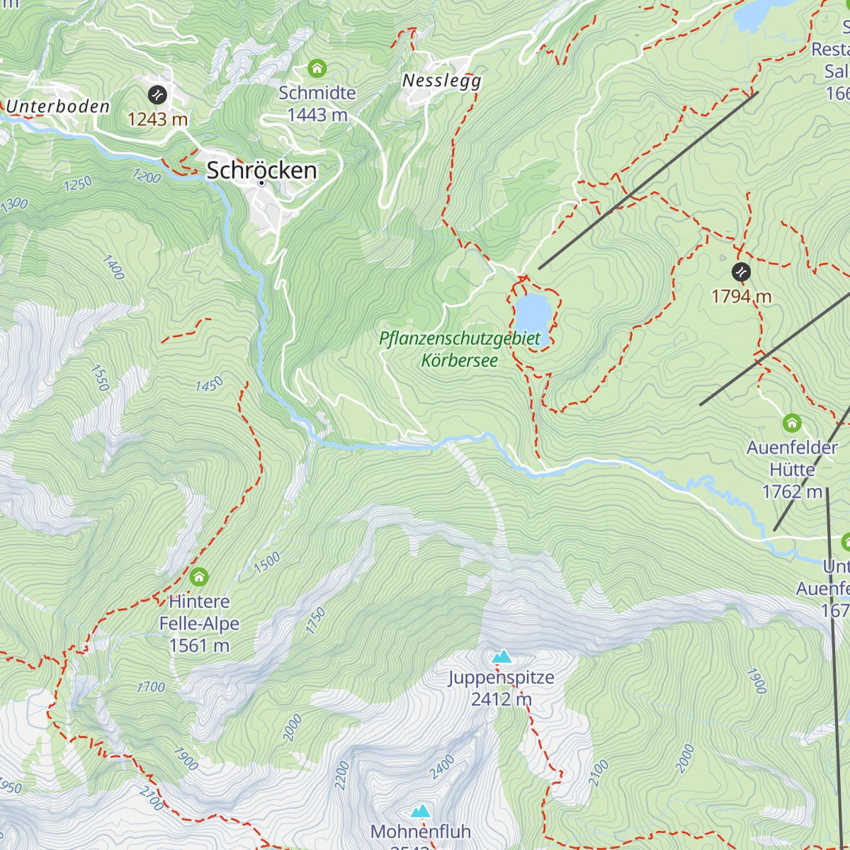 Batzen Alpe map