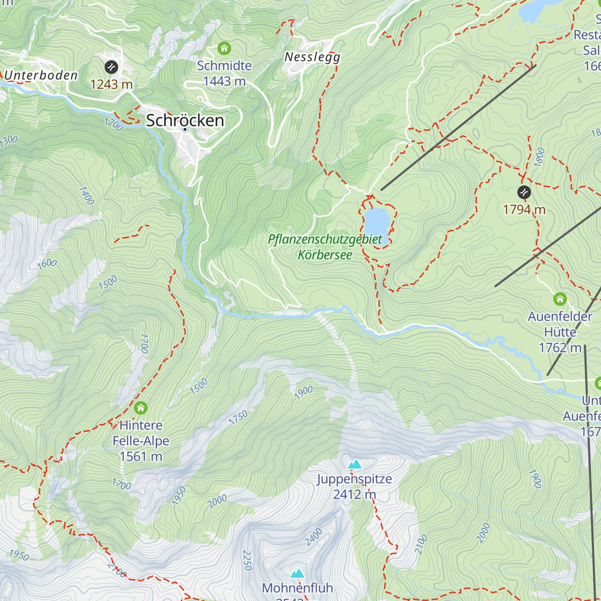 Batzen Alpe map