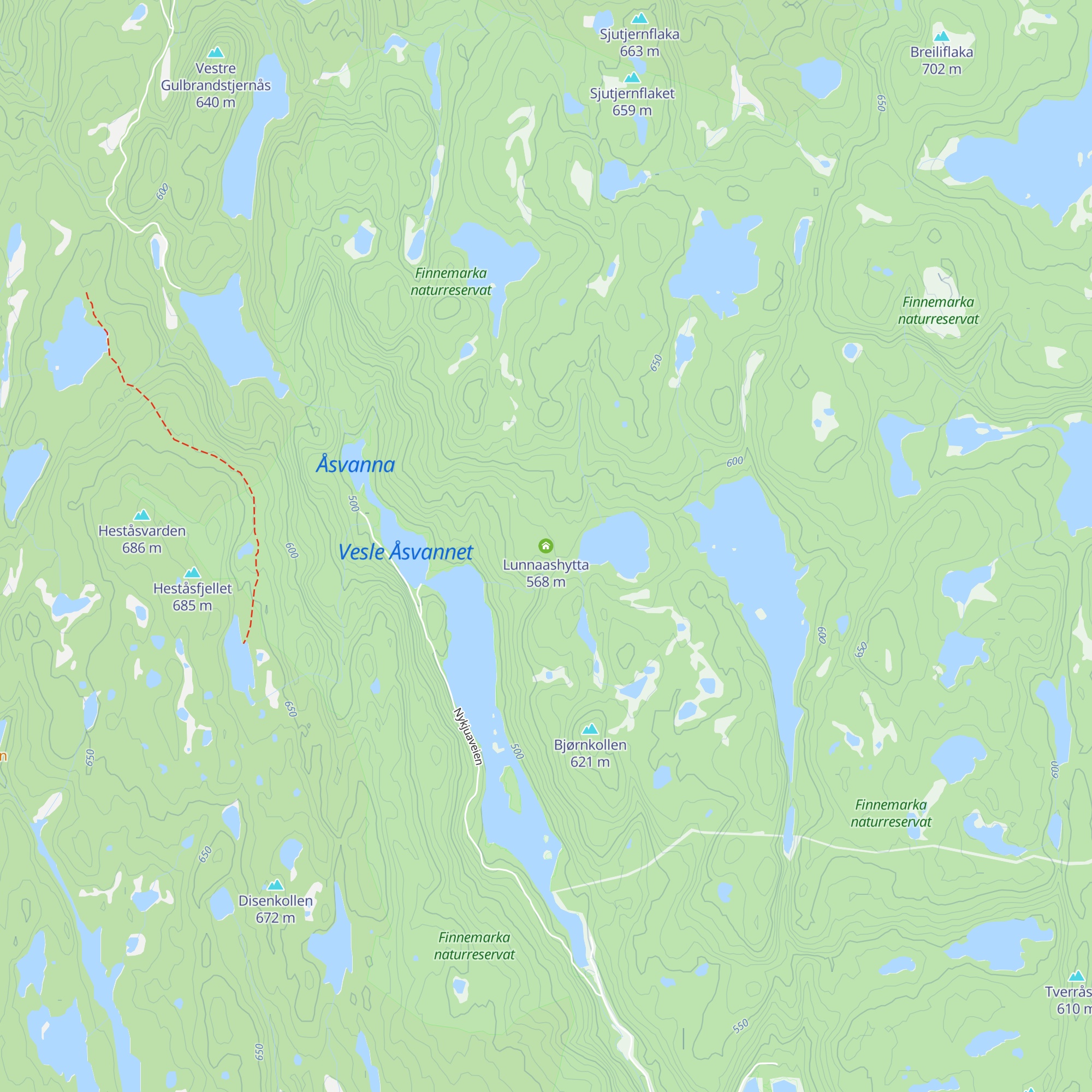 Lunnaashytta map