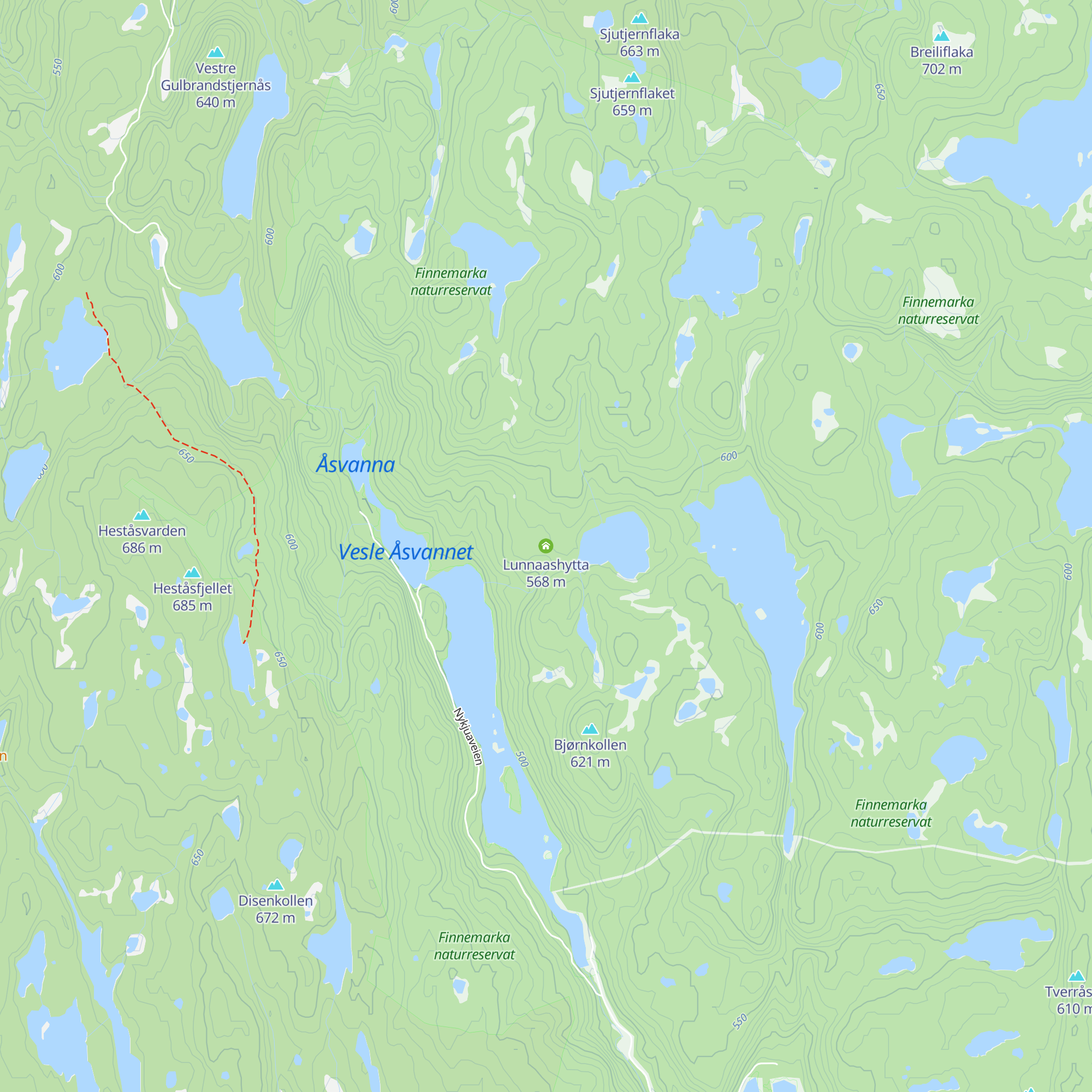 Lunnaashytta map