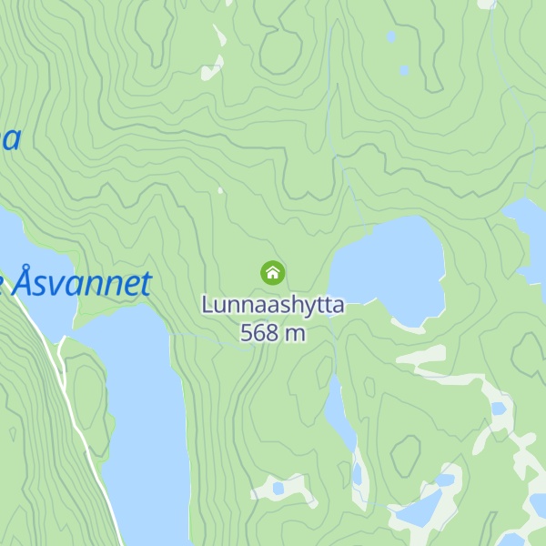 Map of Lunnaashytta