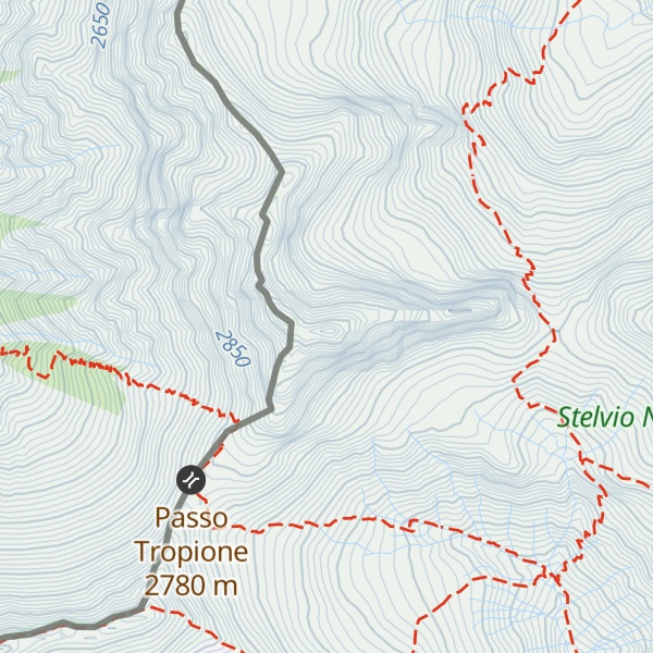 Map of Monte Saliente