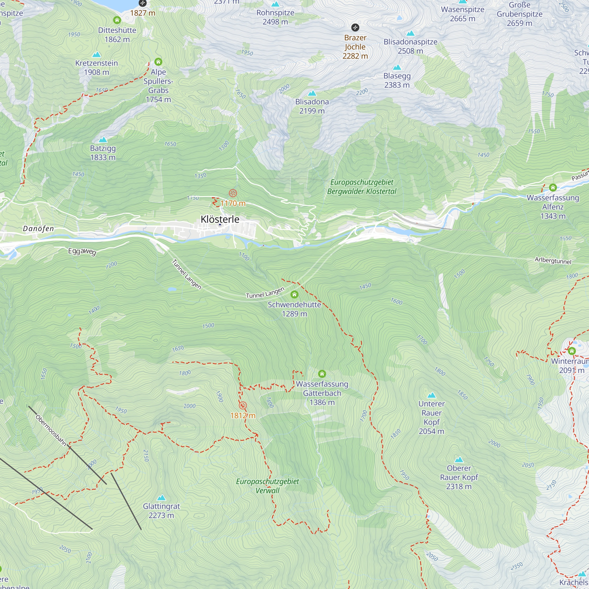 Schwendehütte map