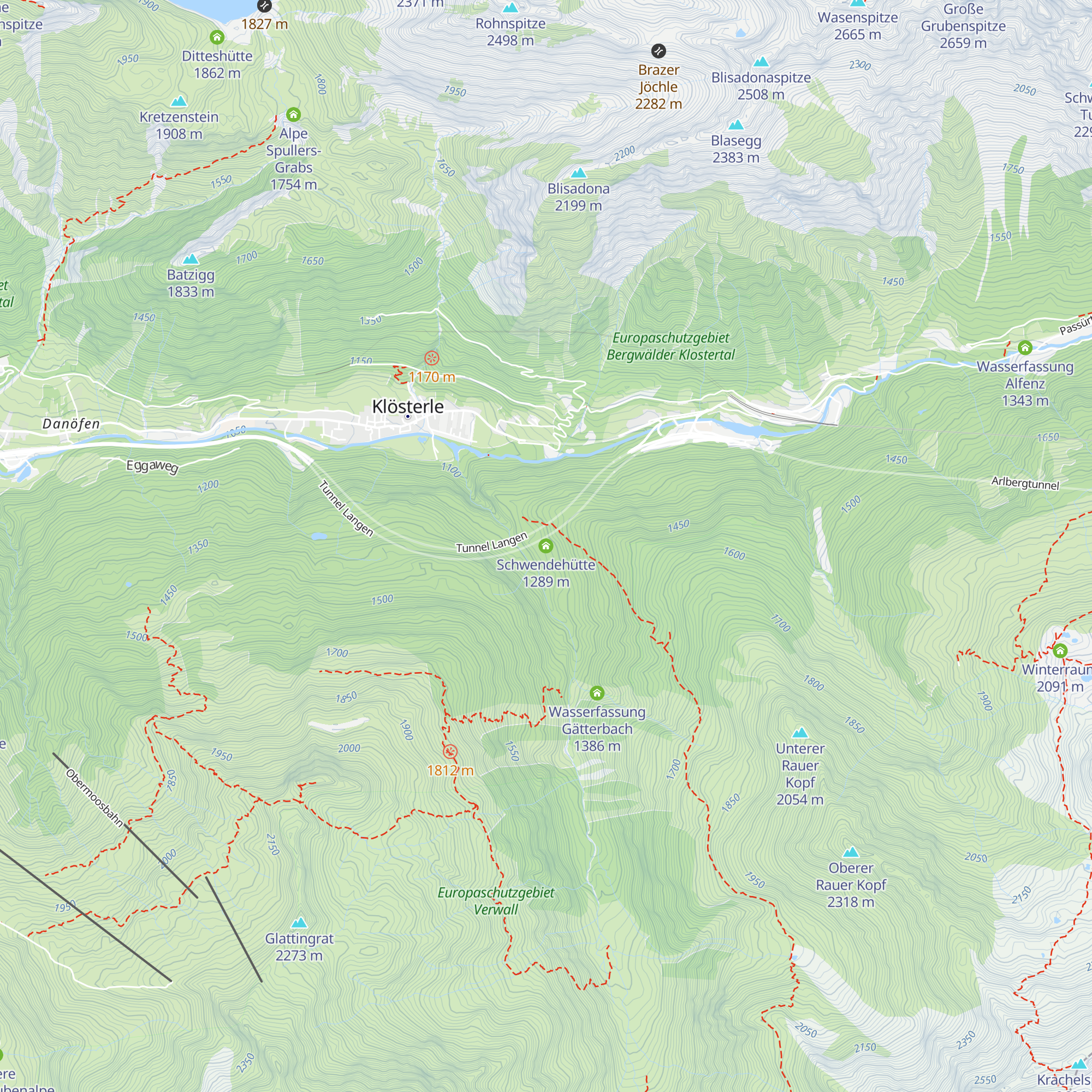 Schwendehütte map