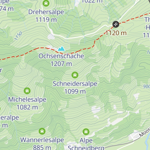 Map of Schneidersalpe