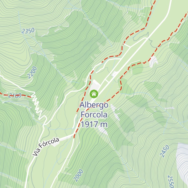Map of Albergo Forcola
