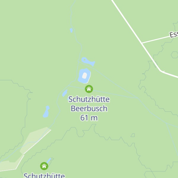 Map of Schutzhütte Beerbusch