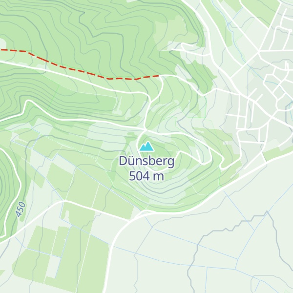 Map of Dünsberg