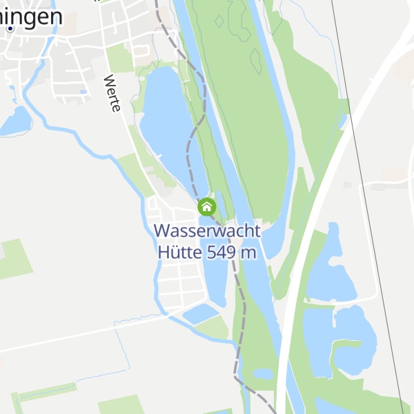 Map of Wasserwacht Hütte