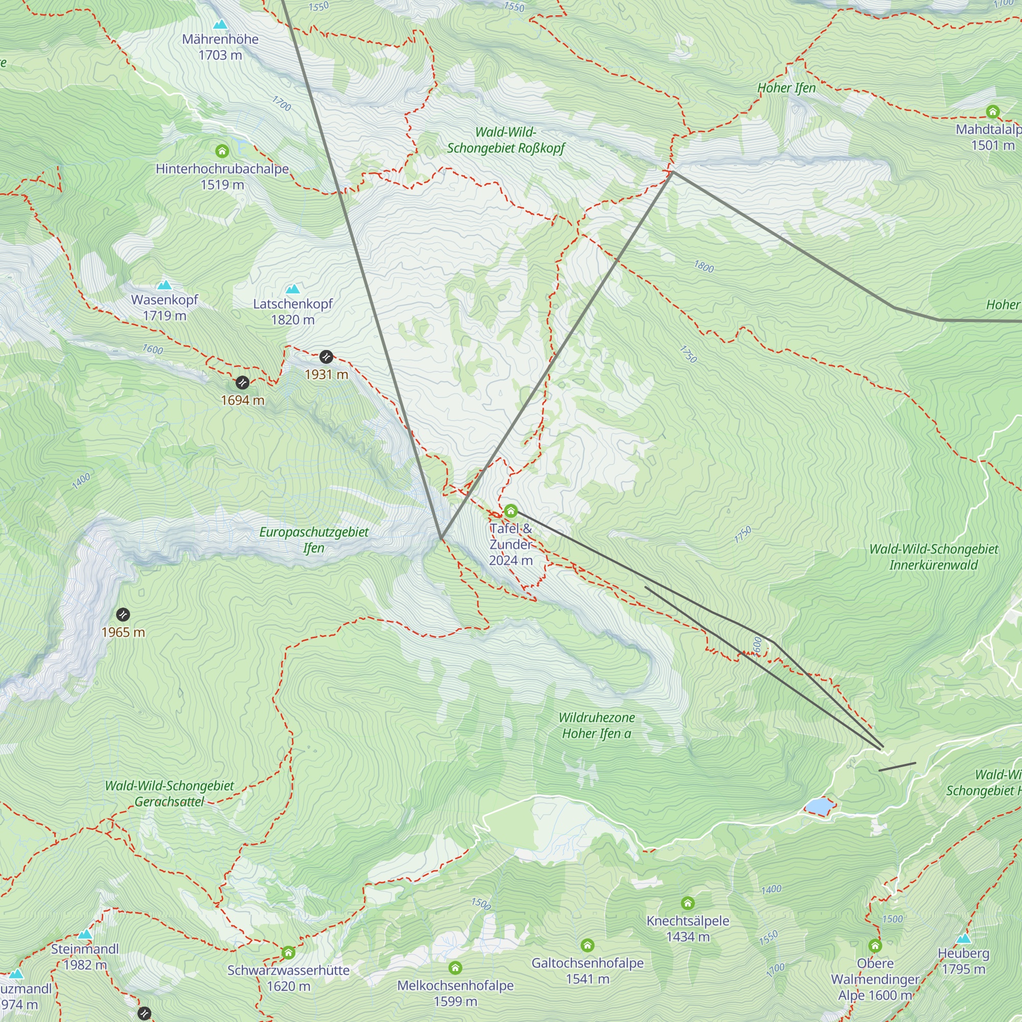 Tafel & Zunder map