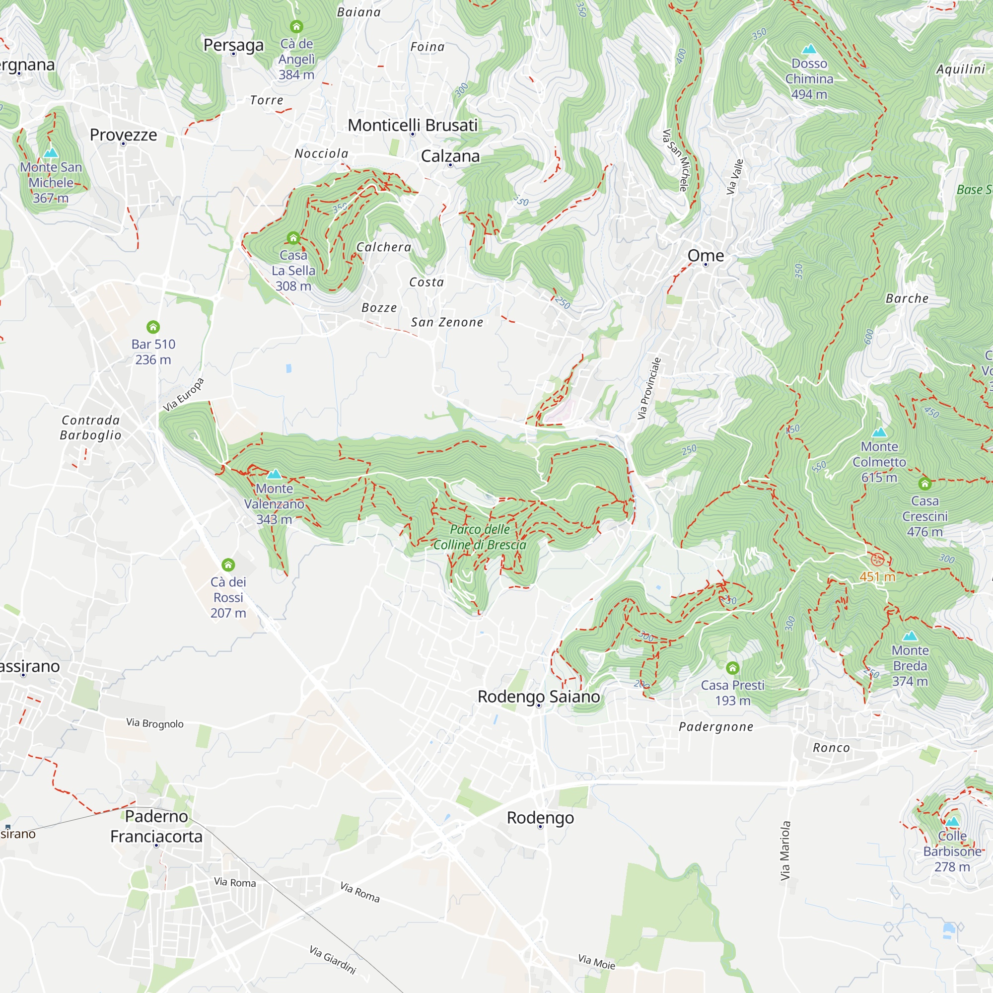 Cascina di Berta map