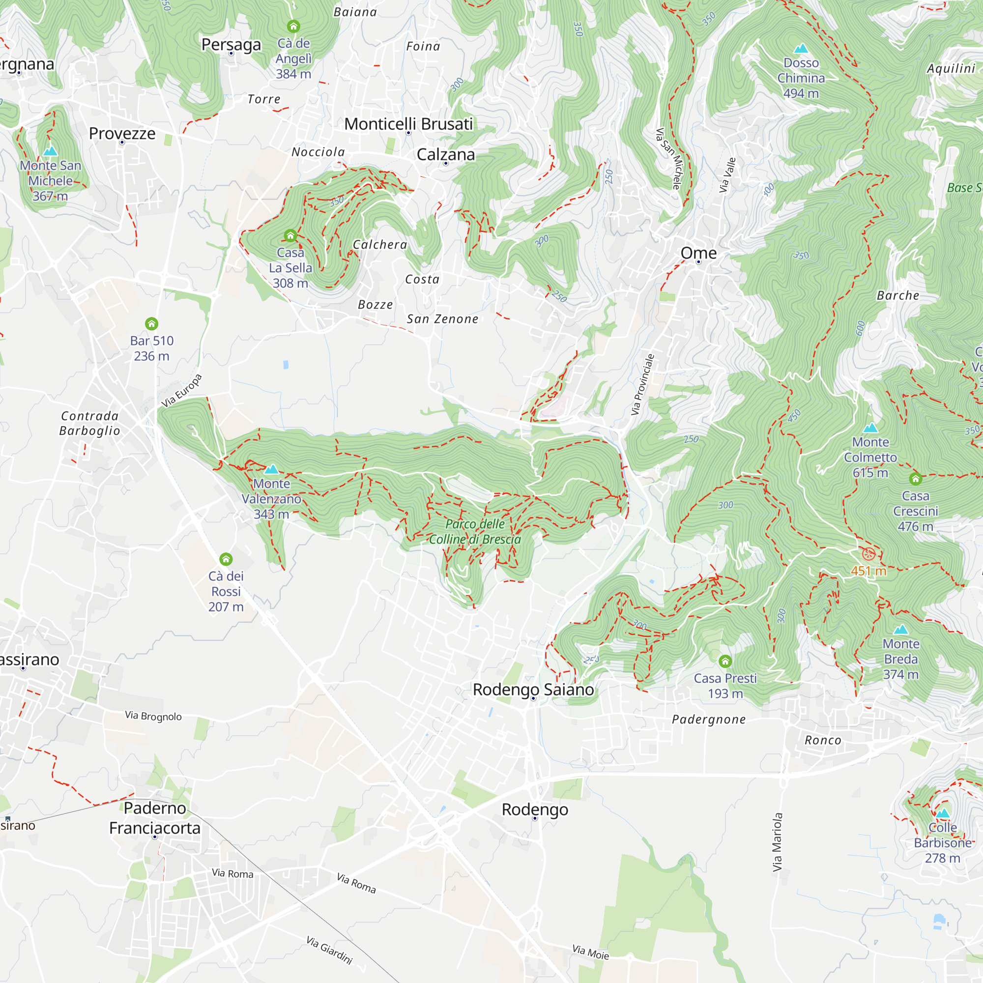 Cascina di Berta map