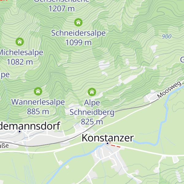 Map of Alpe Schneidberg