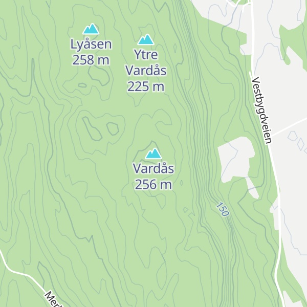 Map of Vardås