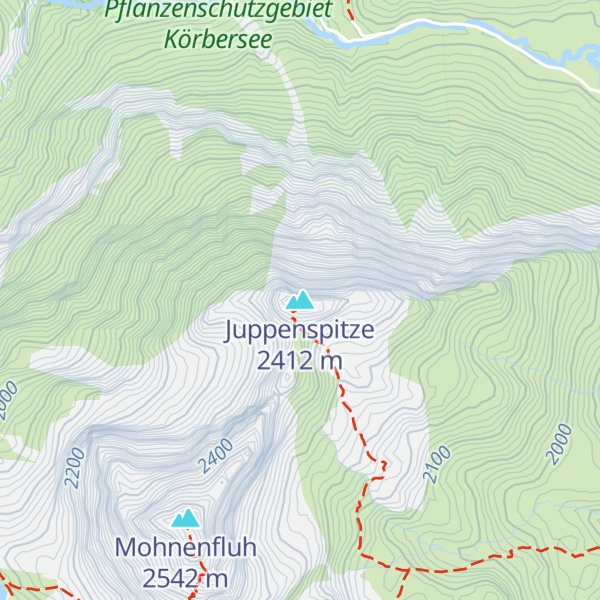 Map of Juppenspitze
