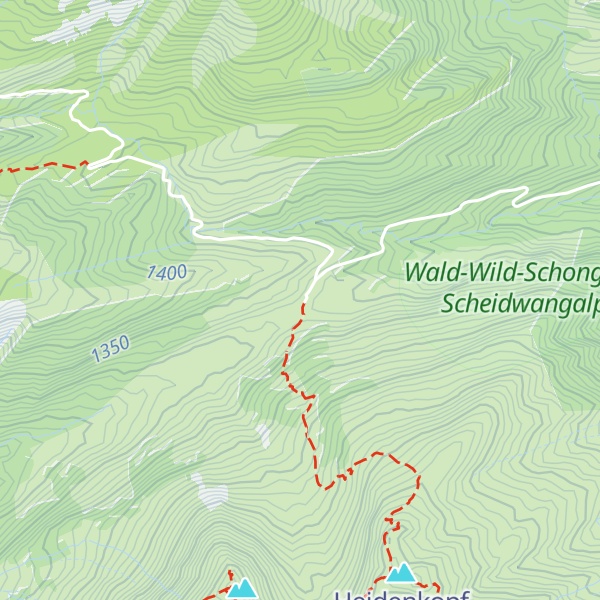 Map of Scheidwangalpe