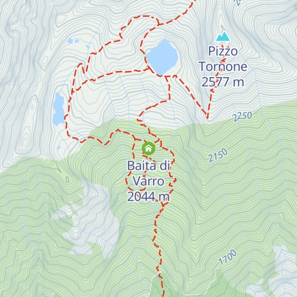 Map of Baita di Varro