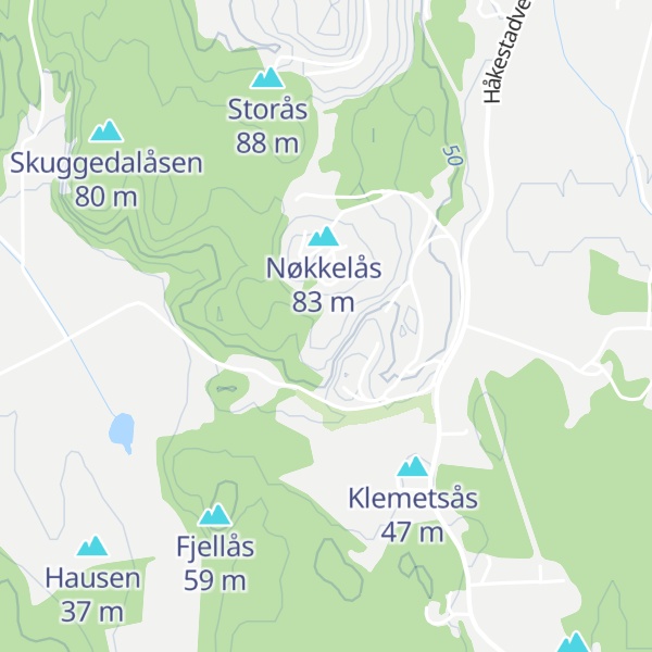 Map of Rønningås