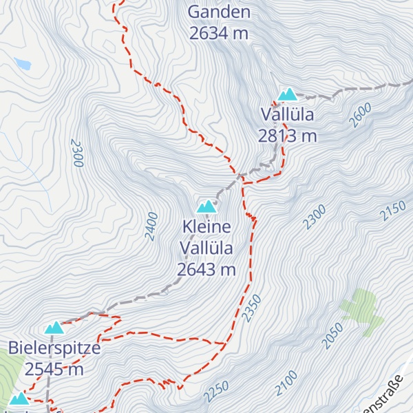 Map of Kleine Vallüla