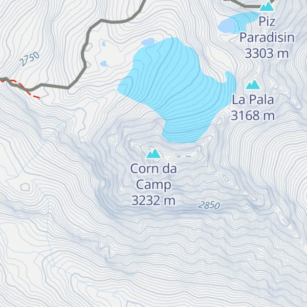 Map of Corn da Camp