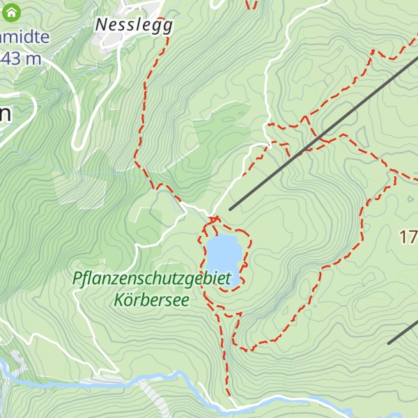 Map of Berghotel Körbersee