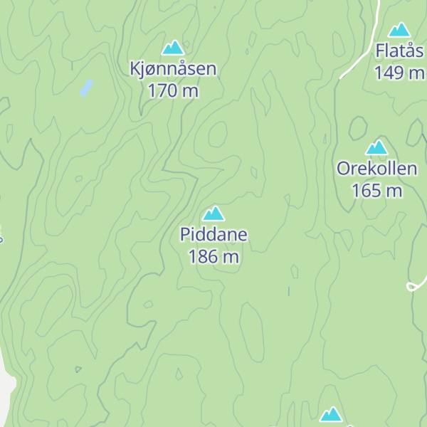 Map of Piddane