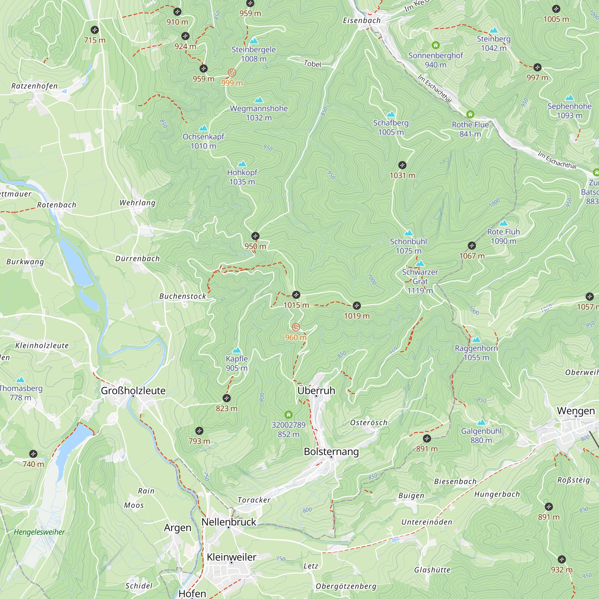 Schletteralm map