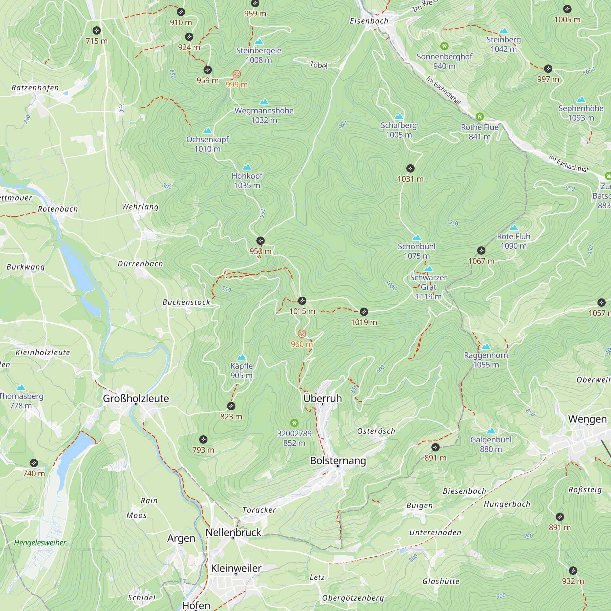Schletteralm map