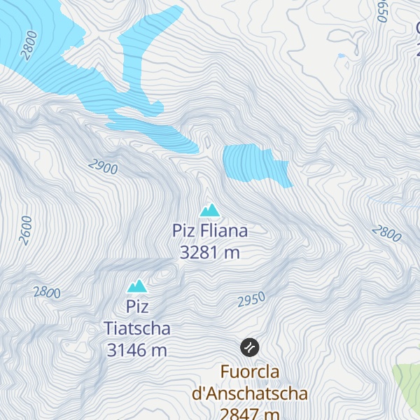 Map of Piz Fliana
