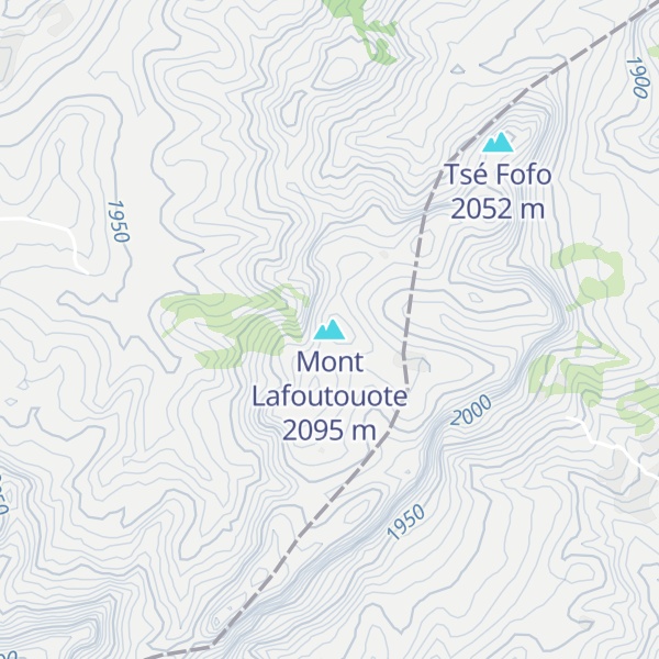 Map of Mont Lafoutouote