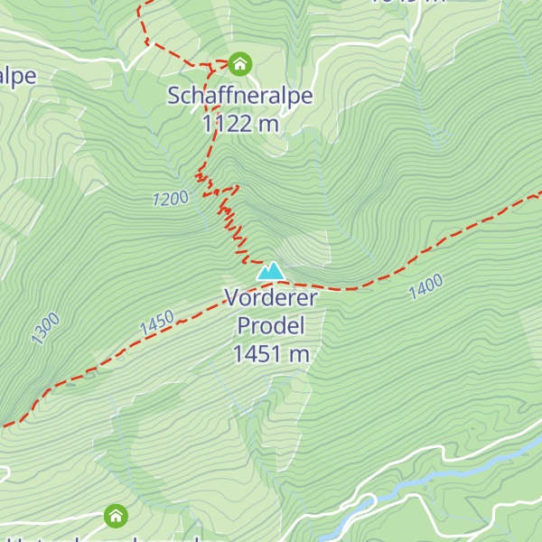 Map of Vorderer Prodel