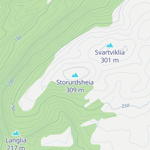 Map of Storurdsheia