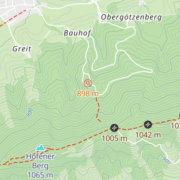 Map of Burggasttätte Attrauchburg
