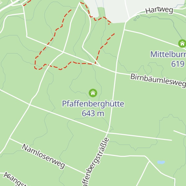 Map of Pfaffenberghütte