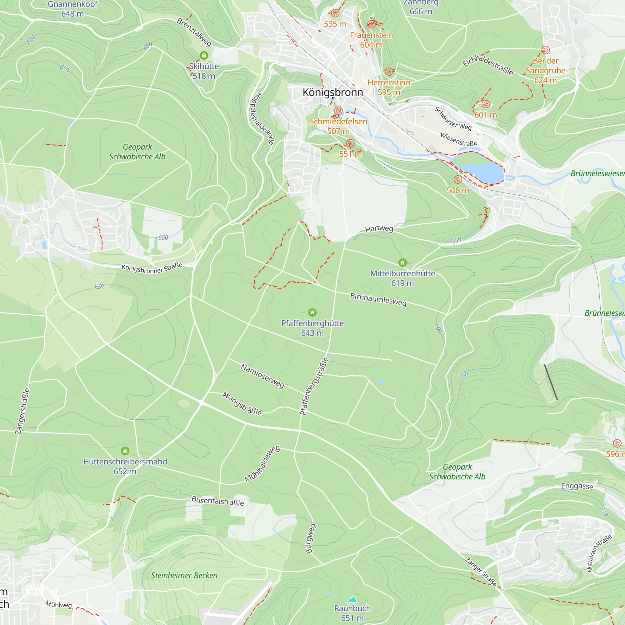 Pfaffenberghütte map