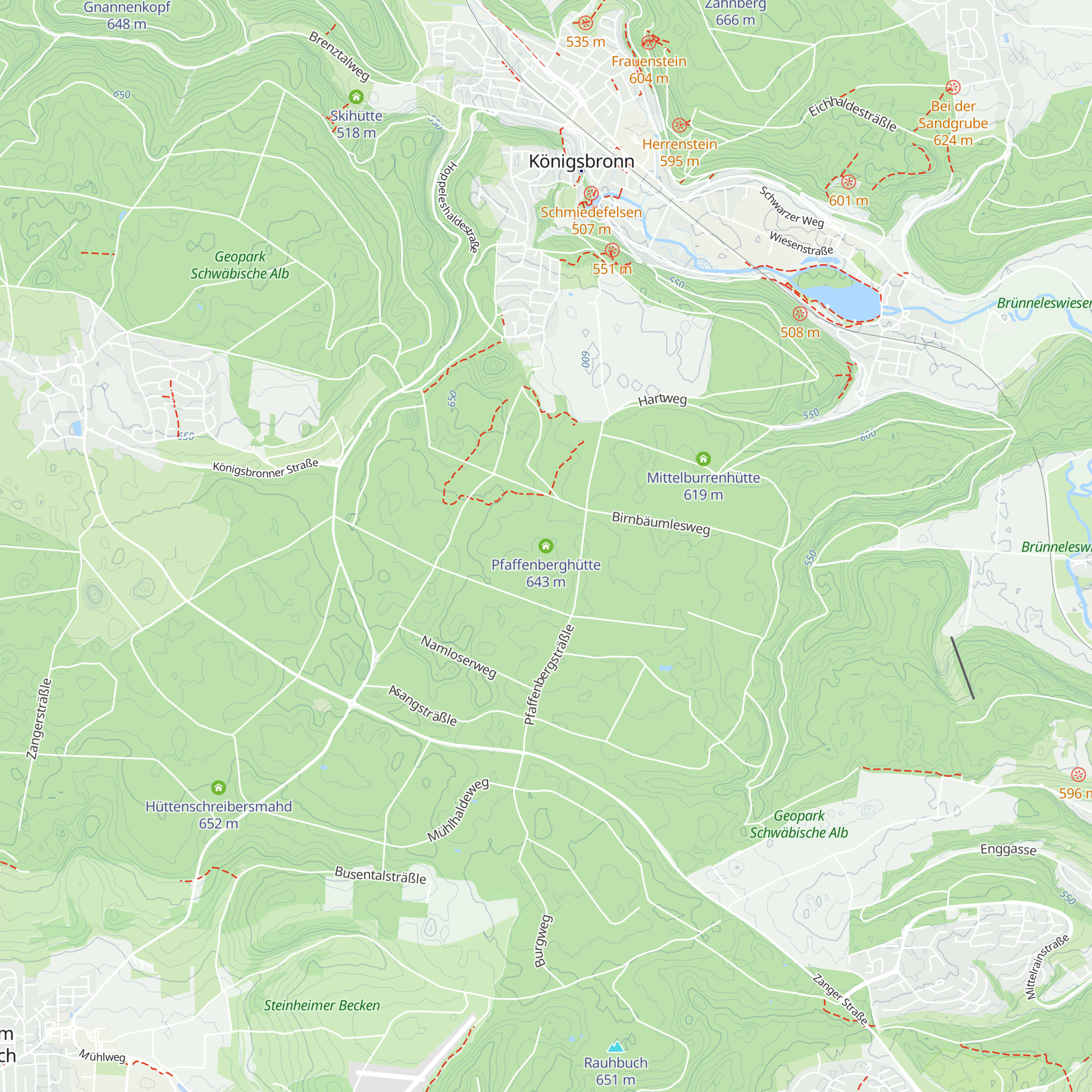 Pfaffenberghütte map