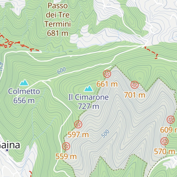Map of Il Cimarone